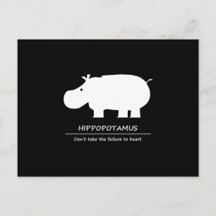 Carte Postale Hippopotame (カバ)