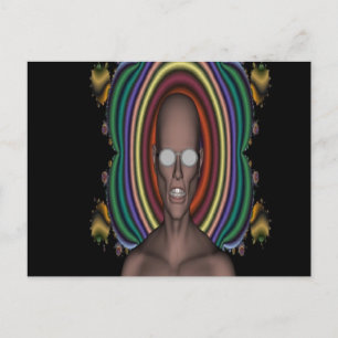 Carte Postale Hippy Punk