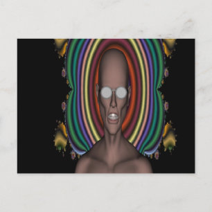 Carte Postale Hippy Punk