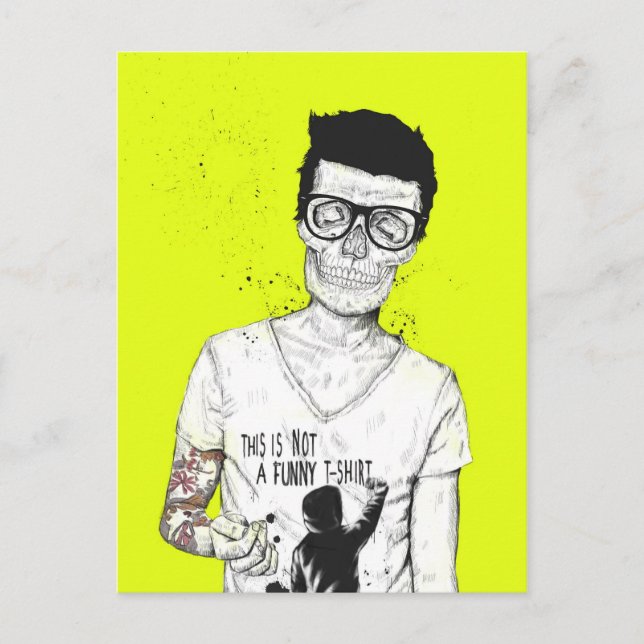 Carte Postale hipsters non morts (Devant)