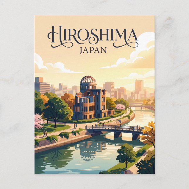 Carte Postale Hiroshima, Japon (Devant)