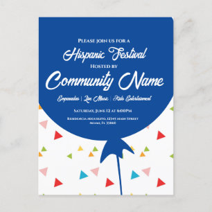 Carte Postale Hispanique Mois du patrimoine du Festival