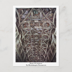 Carte Postale Histoire De La Création Dans La Chapelle Sixtine P