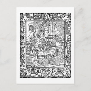 Carte postale Histoire de l'alchimie