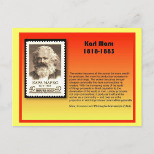 Carte Postale Histoire, Karl Marx
