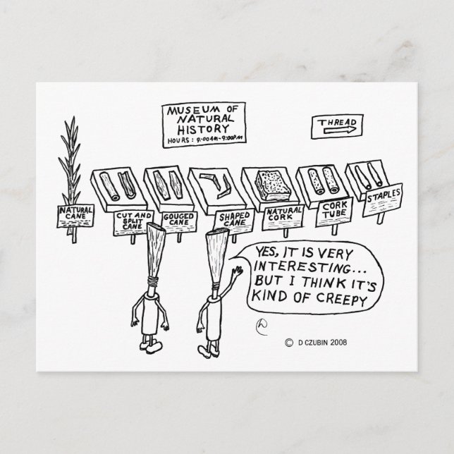 Carte Postale Histoire naturelle du roseau (Devant)