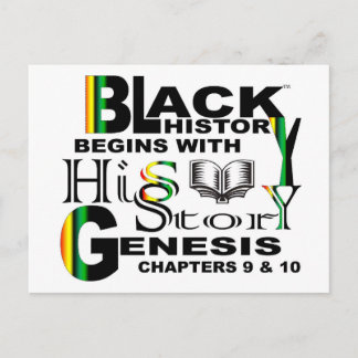 Carte Postale Histoire noire - Son histoire