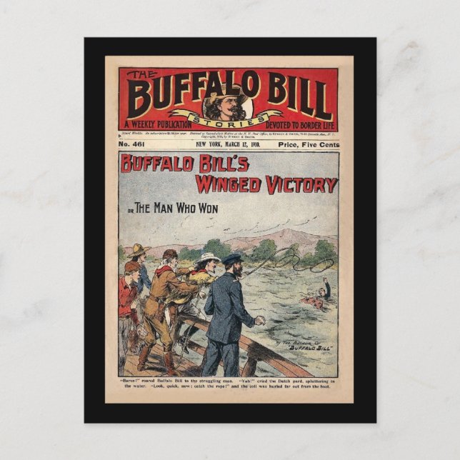 Carte Postale Histoires de Buffalo Bill - 1910 - Victoire ailée (Devant)