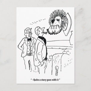 Carte Postale Histoires de chasse, humour, vintage drôle
