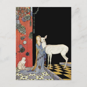 Carte Postale Histoires de fées françaises : Bonne-Biche