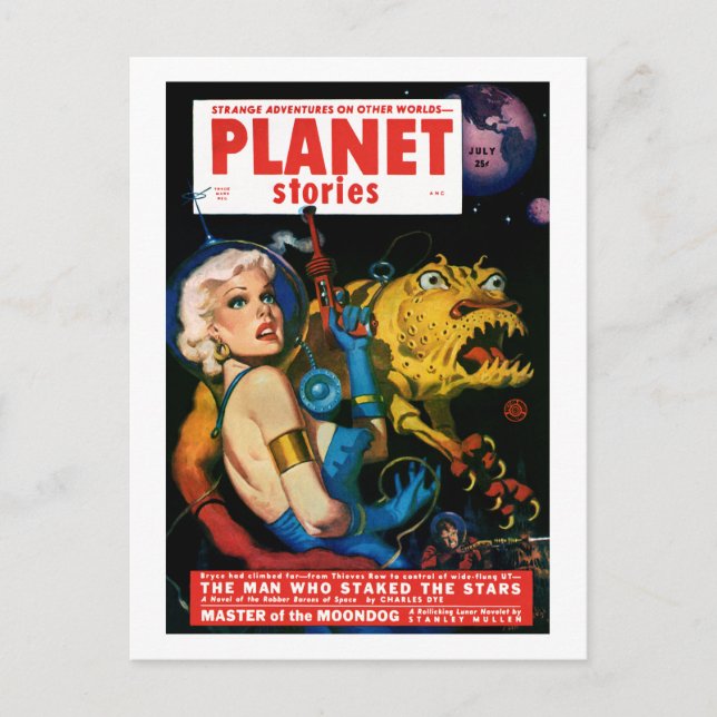Carte Postale Histoires de planètes (juil, 1952) (Devant)