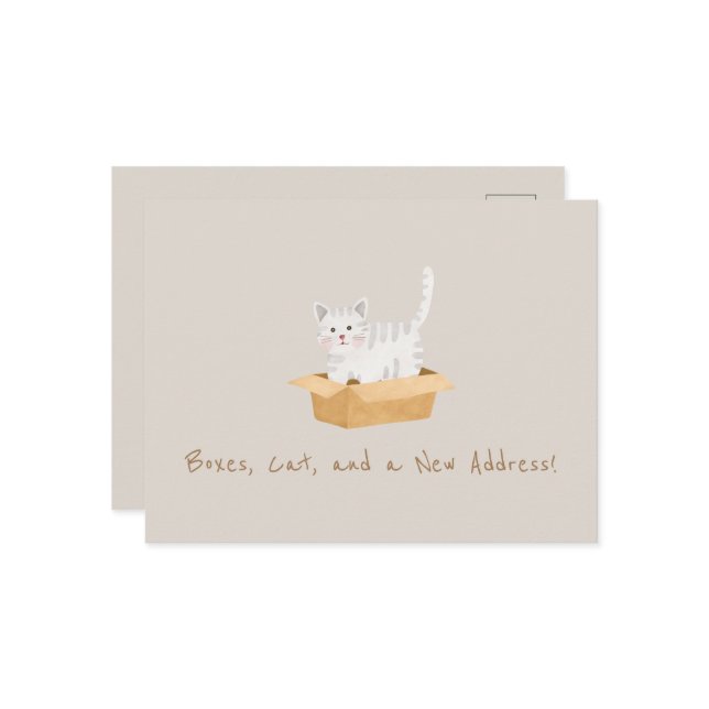 Carte Postale Histoires d'une nouvelle maison (Devant/Arrière en situation)