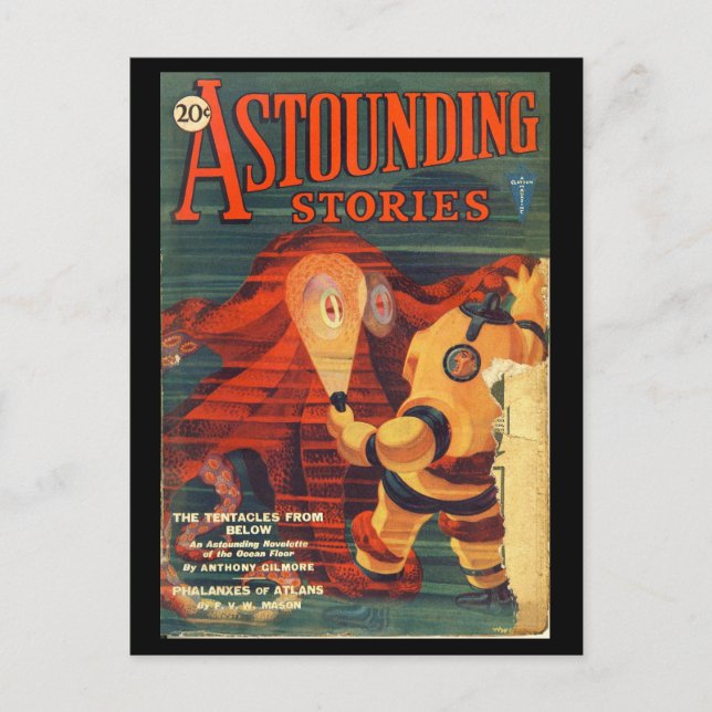 Carte Postale Histoires étonnantes - Fév 1931a_Art de Pulp (Devant)