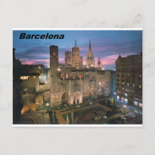 Carte Postale historia --barcelona--barrio--gotico  Angie