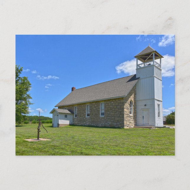 Carte Postale Historic Buck Creek School, Perry, Kansas (Devant)