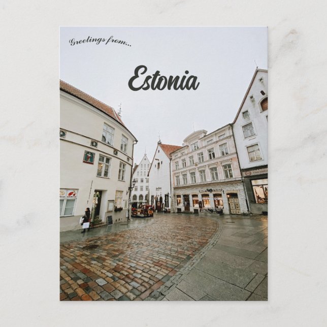 Carte Postale Historic Centre Old Town of Tallinn Estonia (Devant)