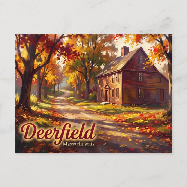 Carte Postale Historic Deerfield USA (Devant)