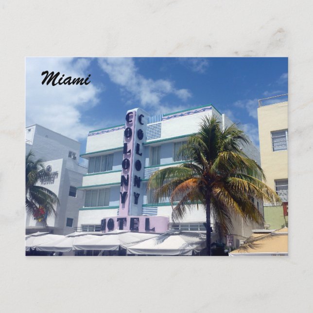 Carte Postale historique de miami (Devant)
