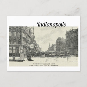 Carte postale Historique Indianapolis Sketch