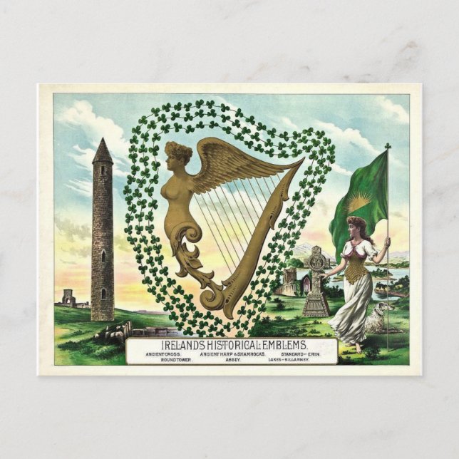 Carte Postale Historique Irlande St. Patrick's Day Postcard (Devant)