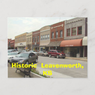 Carte Postale Historique Leavenworth, KS