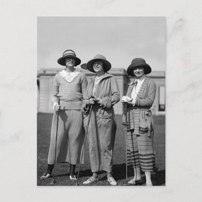 Carte Postale Hitting the Links in Style : 1923 (Devant)
