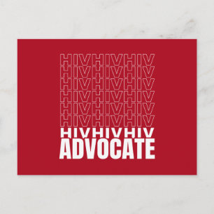 Carte Postale HIV HIV HIV HIV HIV HIV Advocate