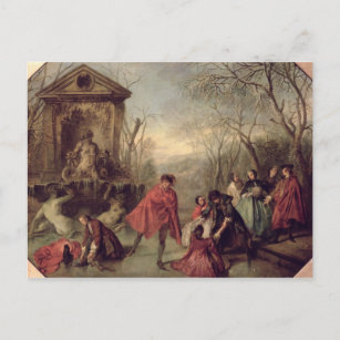 Carte Postale Hiver 1738