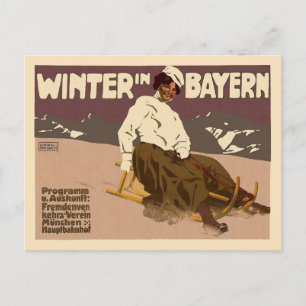 Carte Postale Hiver À Bayern