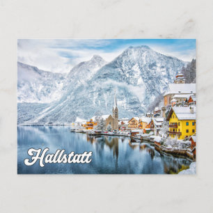 Carte Postale Hiver À Hallstatt, Autriche