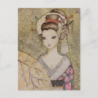 Carte Postale Hiver à Kyoto