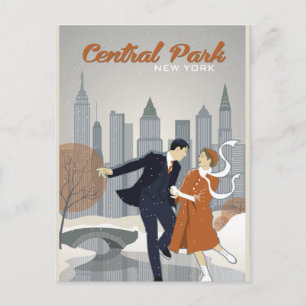 Carte Postale Hiver à New York