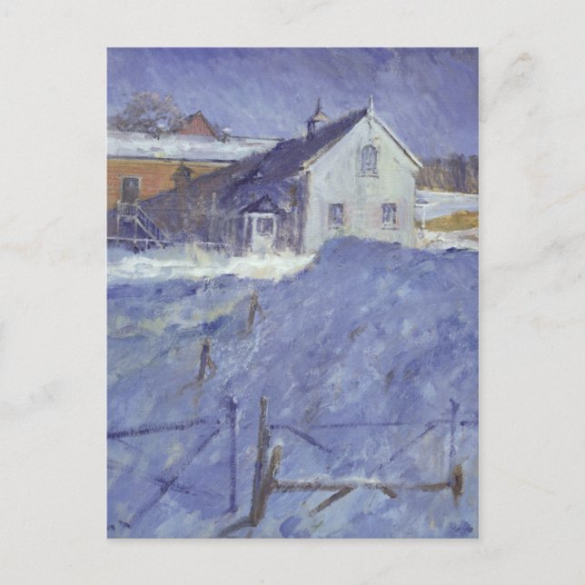 Carte Postale Hiver au Silver Lodge (Devant)