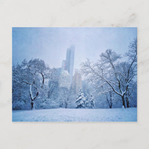 Carte Postale Hiver dans le Central Park de New York