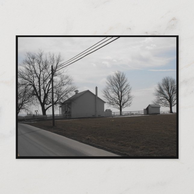 Carte Postale ~ Hiver dans le comté de Lancaster ~ 20 (Devant)