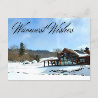 Carte postale hiver des plus chaudes