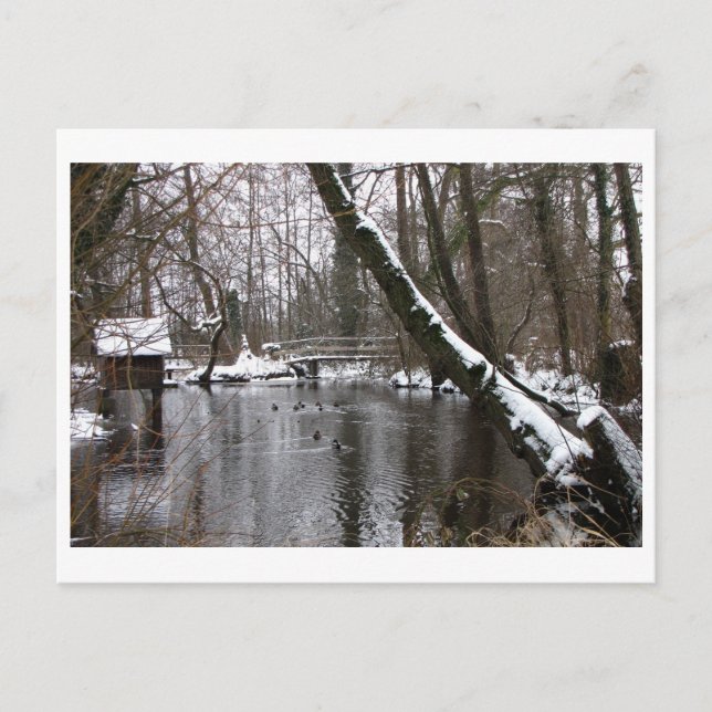 Carte Postale Hiver et hiver (Devant)