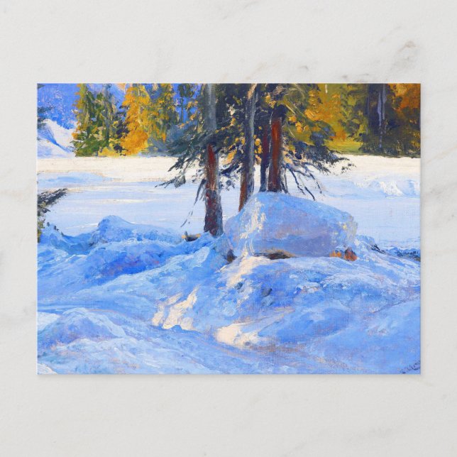 Carte Postale Hiver par Edward Theodore Compton (Devant)