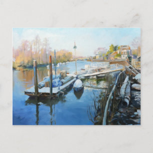 Carte Postale Hiver Sur La Tamise, Richmond
