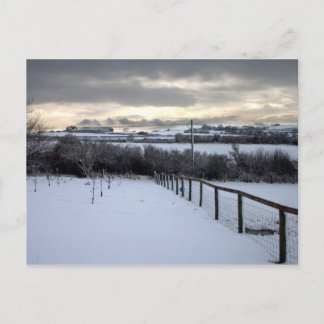 Carte Postale Hiver sur les North Yorkshire Moors