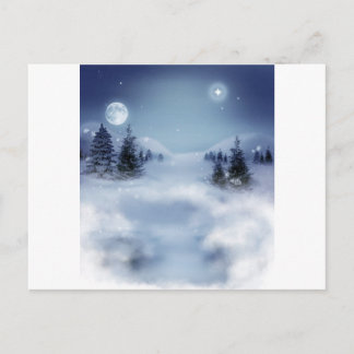 Carte Postale Hiver surréaliste