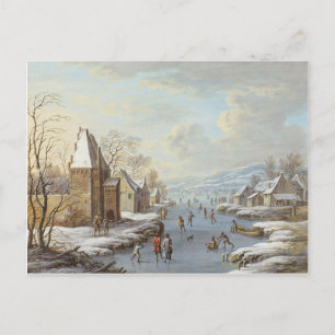 Carte postale hiver vintage