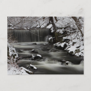 Carte postale hiver Waterfall