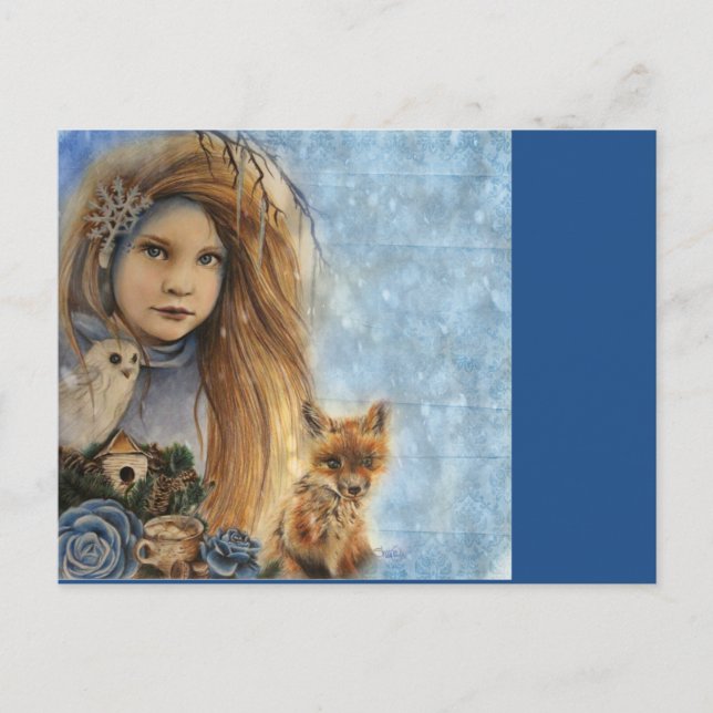 Carte postale hivernale (Devant)