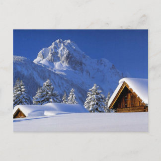 Carte postale hivernale