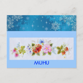 Carte postale hivernale Muhu
