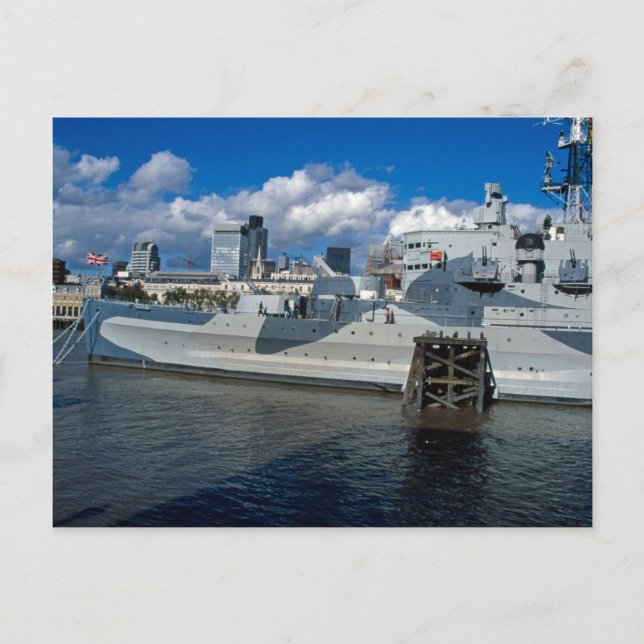 Carte Postale HMS Belfast London (Devant)