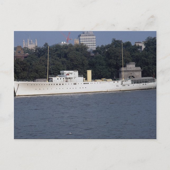 Carte Postale HMS Discovery", Thames River, Londres, Angleterre (Devant)