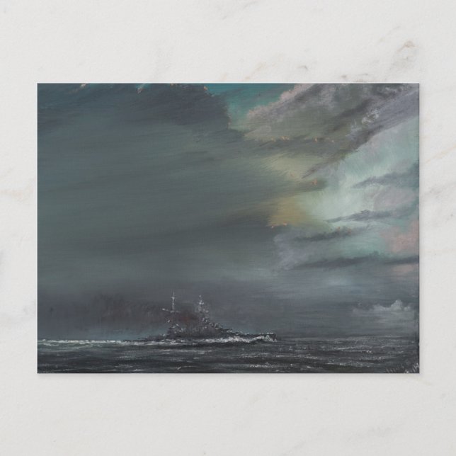 Carte Postale HMS Hood 1941 2014 (Devant)