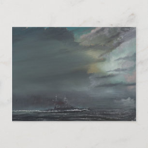 Carte Postale HMS Hood 1941 2014